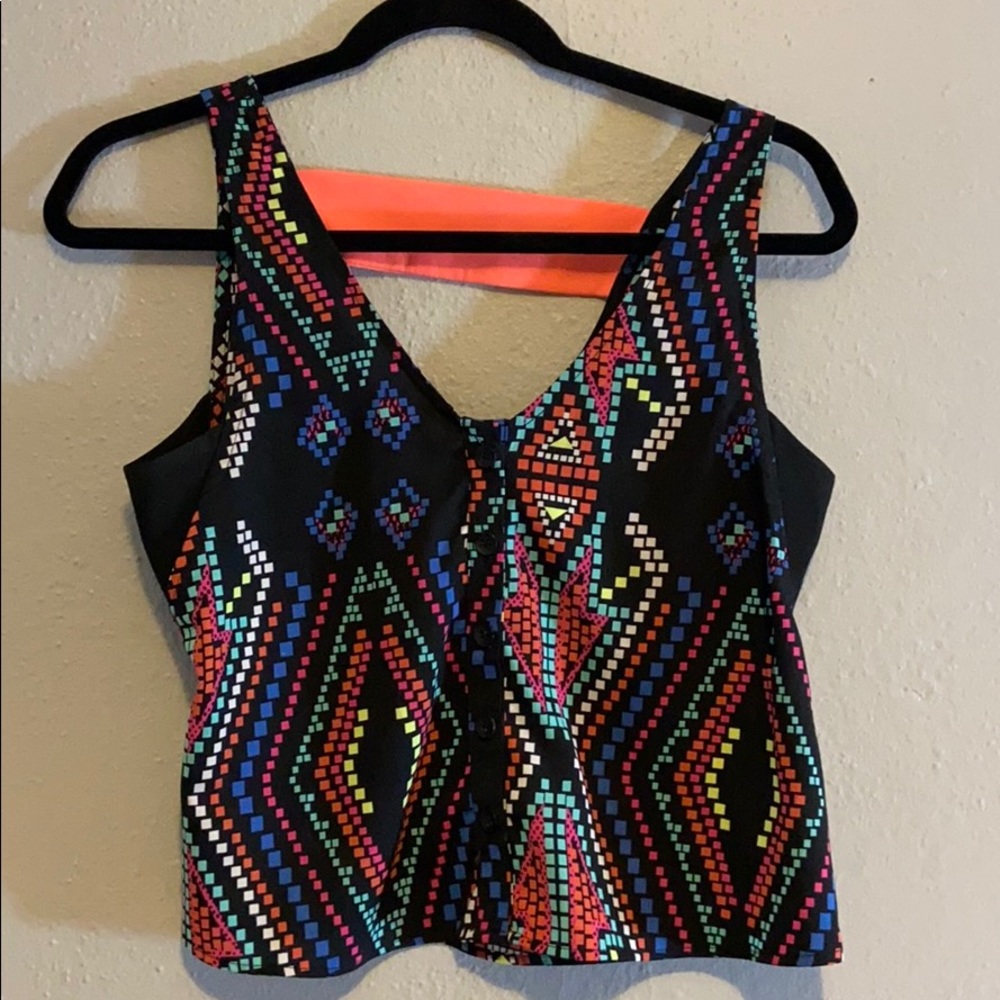 Xhilaration crop top and shorts set